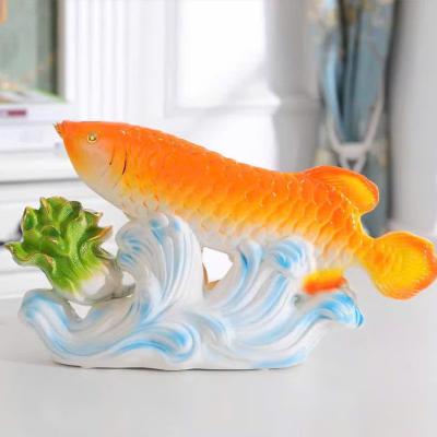 TƯỢNG SỨ CAO CẤP CÁ CHÉP - BẮP CẢI TÀI LỘC